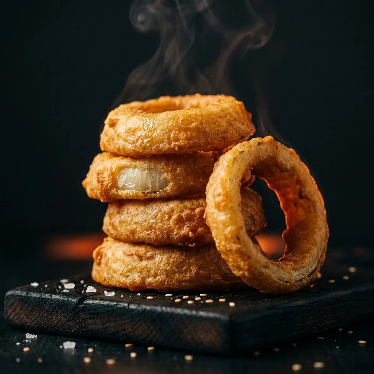 Buttermilk Onion Rings — Thick-cut, buttermilk-dredged, fried to order.