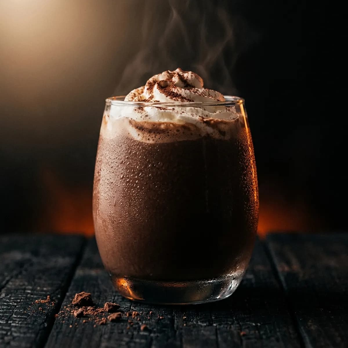Smoked Chocolate Shake — Dark chocolate, smoked finish.