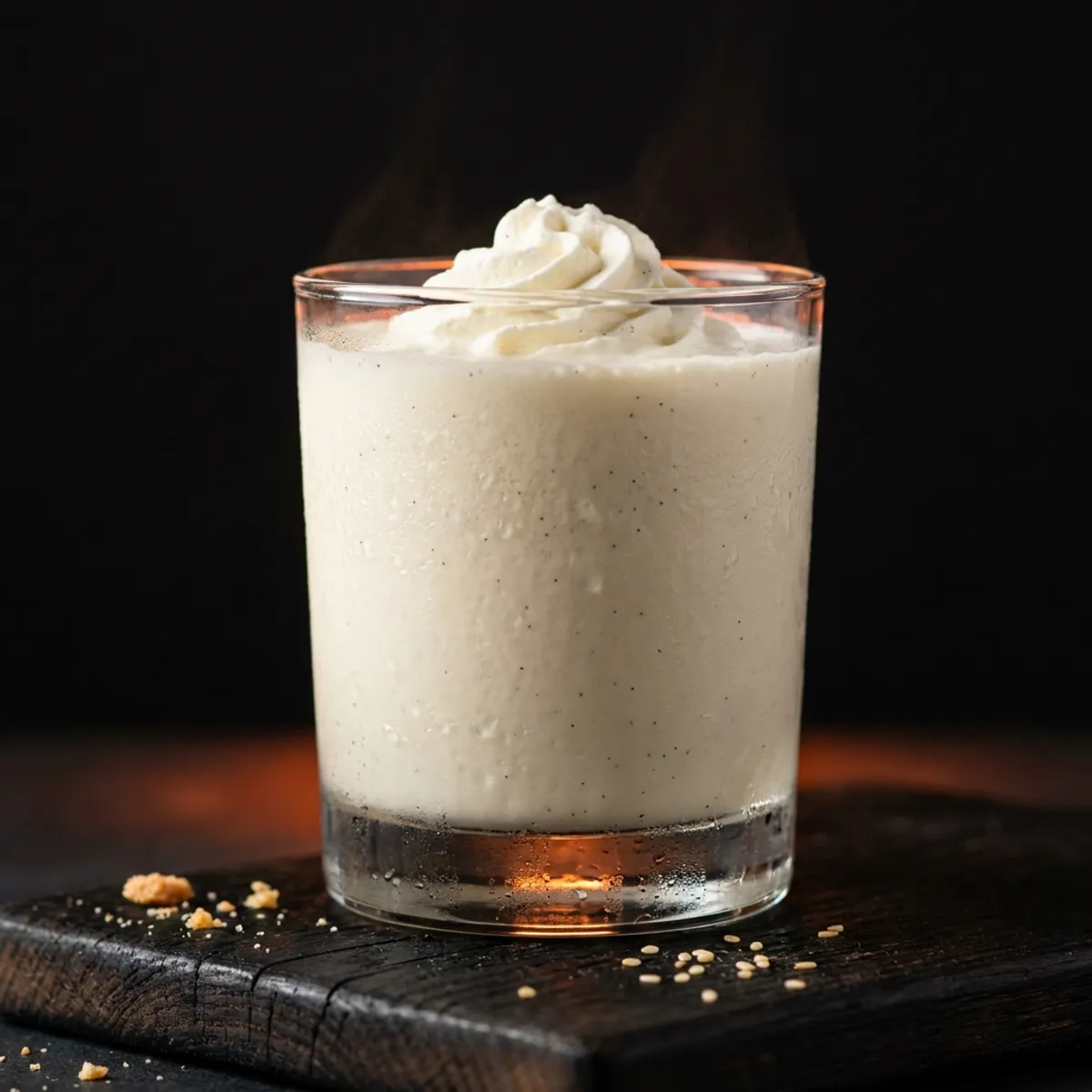 Vanilla Bean Shake — Real vanilla bean, whipped cream.